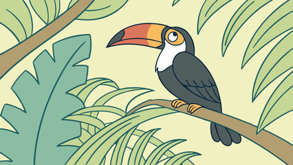 toucan on a branch