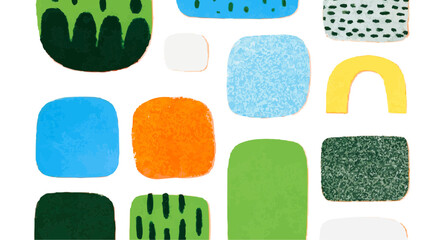 Isolate, vector children's illustration, postcard, copy spice,  for children's web design, creative style Freaks, vector graphics for sites, landing pages, advertising, web design