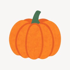 Obraz premium Vibrant autumn pumpkin illustration.