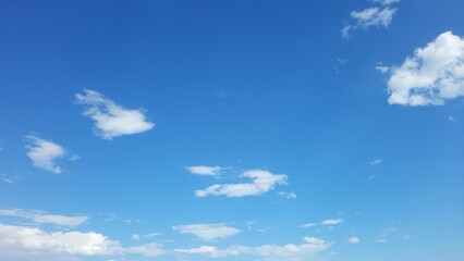 blue sky with clouds