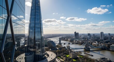 London Skyline: Shard, Tower Bridge, & Cityscape Panorama