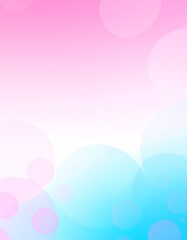 Pastel circles abstract background
