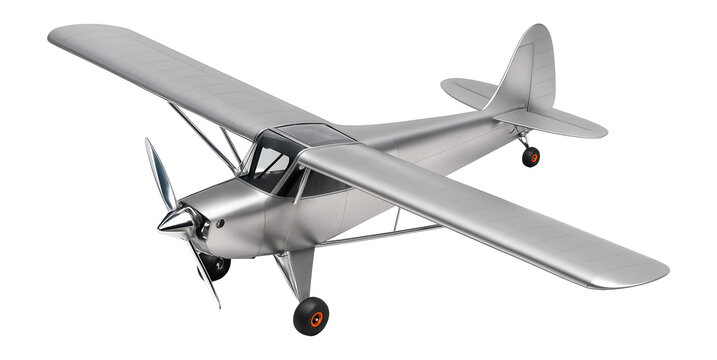 Single-prop trainer with high aspect ratio wings and tailwheel configuration