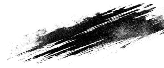 Abstract grayscale paint stroke