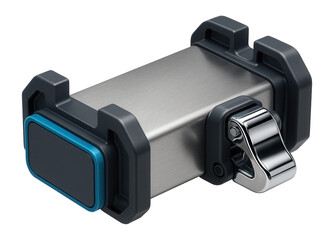 Magnetic coupler with alignment guides and safety latch for light rail vehicles