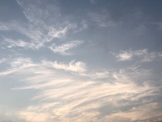 Sunset clouds and sky