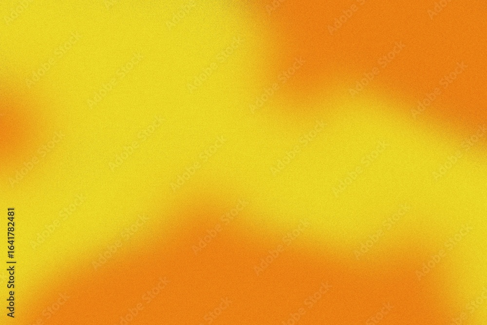 Poster a vibrant yellow and orange gradient background with a textured surface, creating an abstract and ar