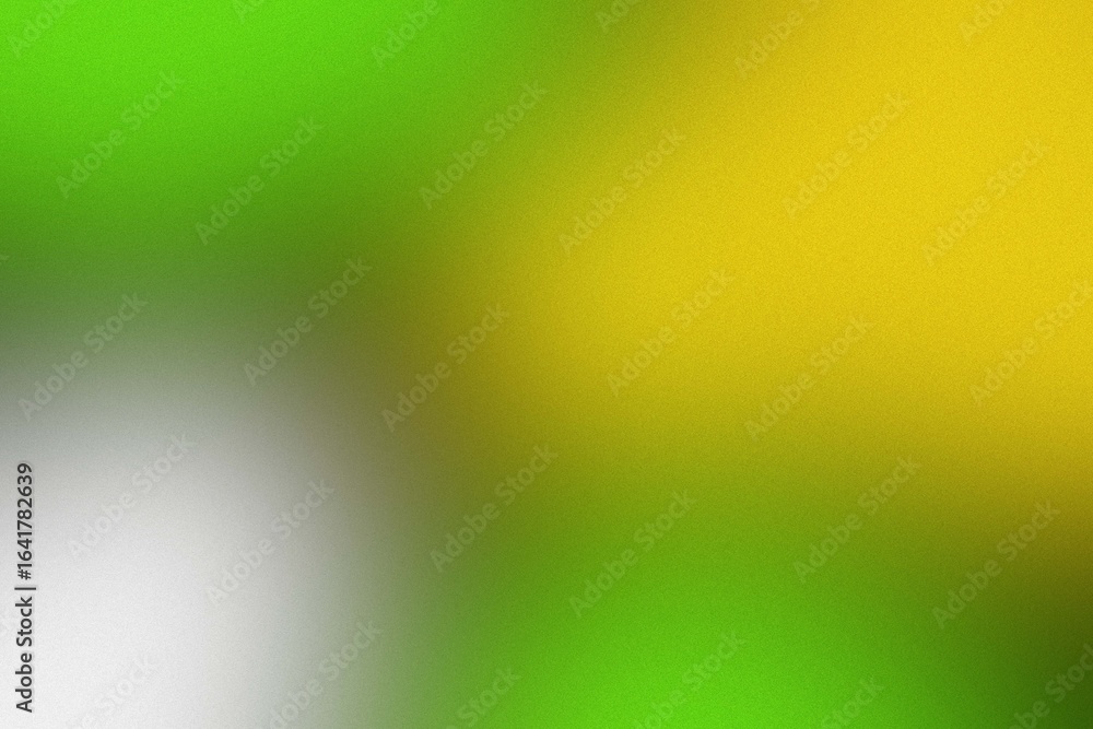 Poster an eyecatching abstract background showcasing a gradient of vivid green, yellow, and white tones, re
