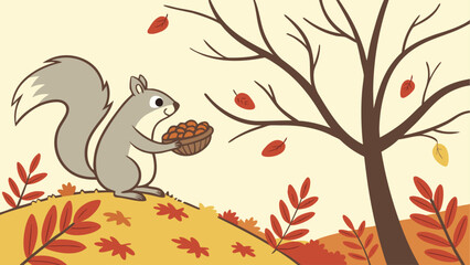 squirrel on branch
