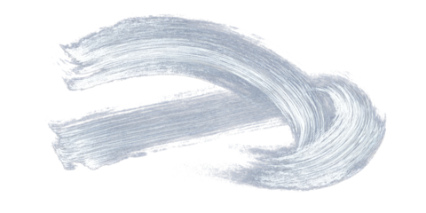 Abstract paint stroke, light gray, swirling