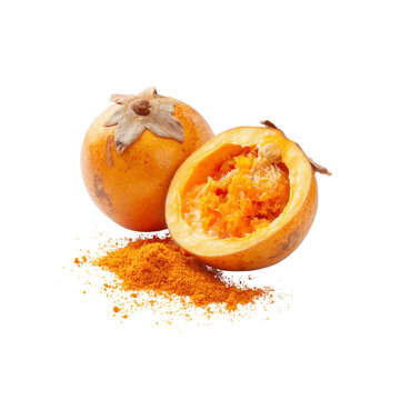 Fresh and Dried Bacuri Fruit with Pulp and Powder