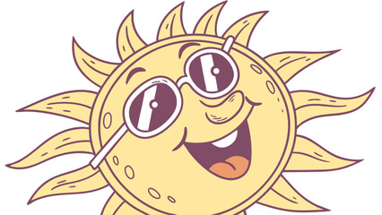 sun cartoon character