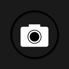 Vector camera icon. Eps10. Easy to edit