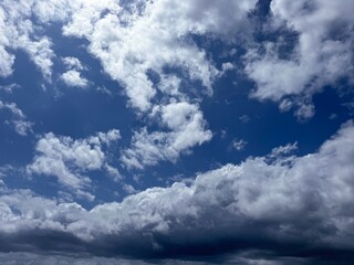 Fototapeta premium Overcast sky with storm clouds