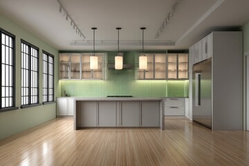 Obraz premium Modern kitchen interior design