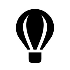 Hot air balloon icon