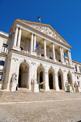 Fototapeta premium São Bento Palace, seat of the Assembly of the Republic, the Portuguese Parliament, Lisbon, Portugal