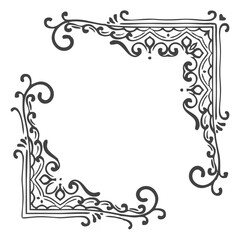 Vintage design elements Vecto...