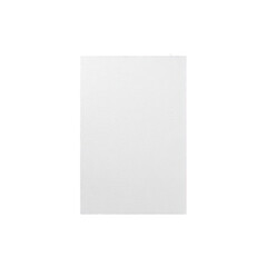 Blank white rectangular surface