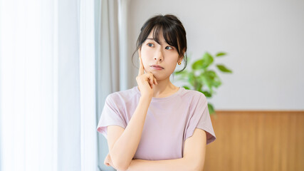 スポーツウェアを着た女性