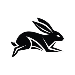 Minimalist Rabbit Logo Vector, Abstract Rabbit Logo, Modern Rabbit Logo Design