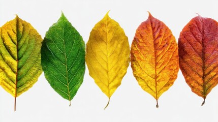 The Vibrant Transformation of Leaves Through Autumn Colors