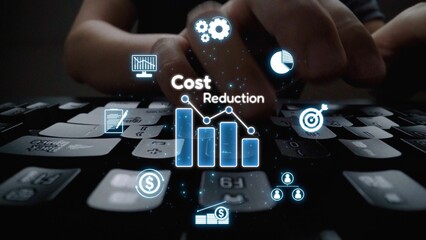 Cost reduction and cost saving through digital transformation, business cost optimization,...