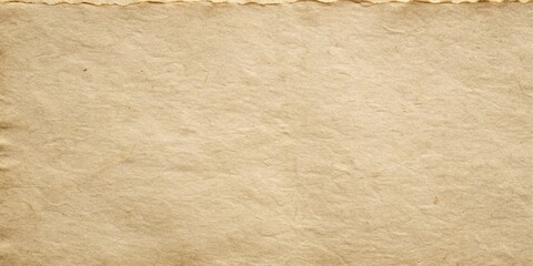 Textured tan paper with deckled edges Background