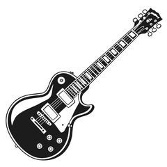 Obraz premium electric guitar vector illustration