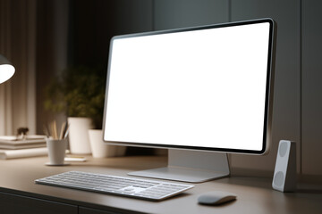 Fototapeta premium Modern Office Mockup Workspace