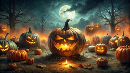 Naklejka premium wall halloween background concept. scary background. horror texture banner.