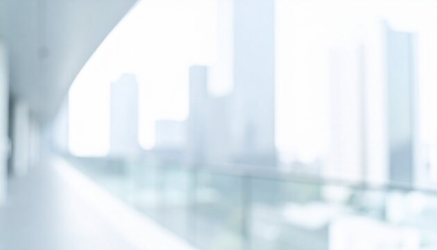 Fototapeta かすみ、ぼやけたビル街の風景写真　背景画像