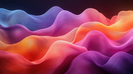 Obraz premium Abstract flowing vibrant colors