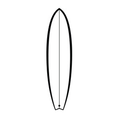 Black surfboard silhouette longboard water
