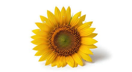 Fototapeta premium sunflower isolated on white