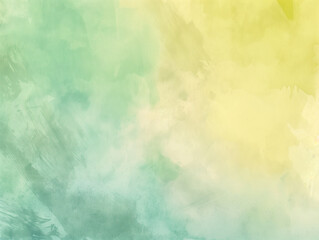 Obraz premium Fresh spring gradient background, mint green into soft lemon yellow