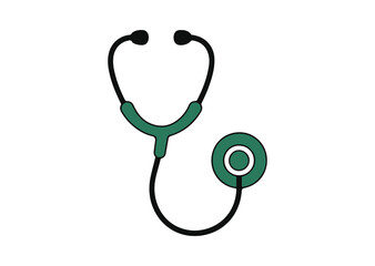 Stethoscope vector illustration, Stethoscope icon