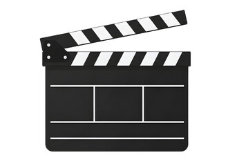 Fototapeta premium Black and white film clapperboard 