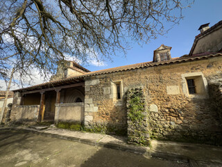 Fototapeta premium Church of San Saturnino Obispo in Santana Palencia