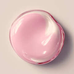 Obraz premium Pink Glossy Orb: Abstract Texture