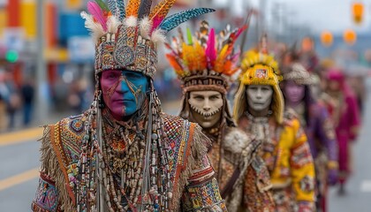 A vibrant community event celebrating cultural diversity and resilience