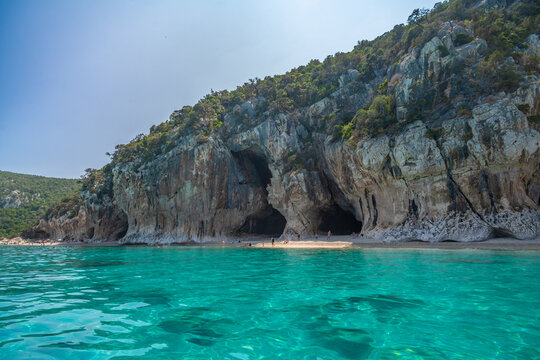 Cala Luna beach on the Baunei Coast. Gulf of Orosei in Sardinia, Italy