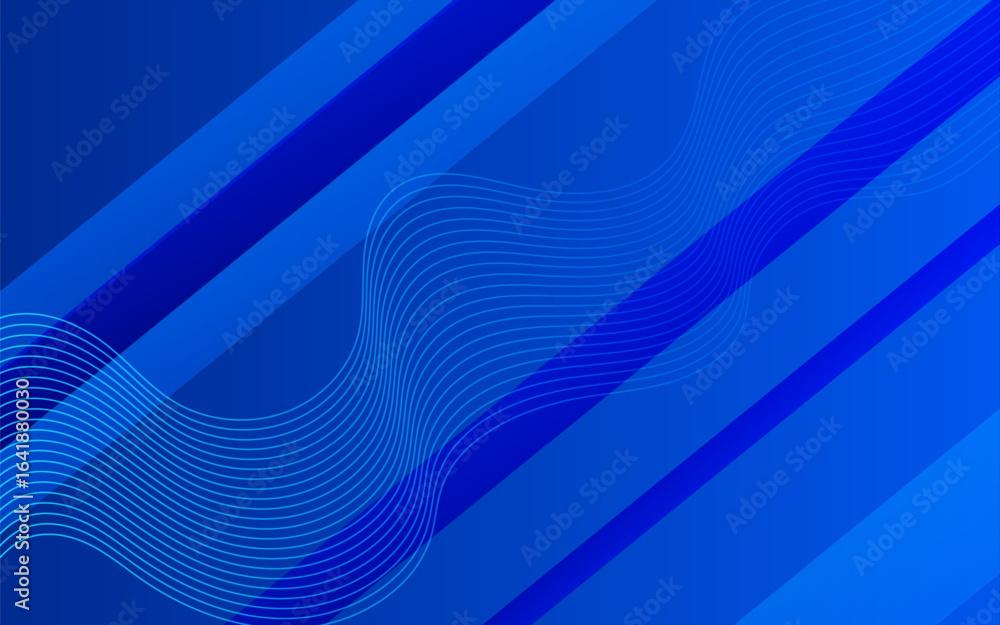 Poster abstract background pattern line parallel glow blue style vector