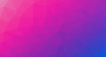Obraz premium Vibrant Pink, Purple, and Blue Polygonal Gradient Background