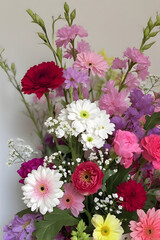 Obraz premium pink and white flowers