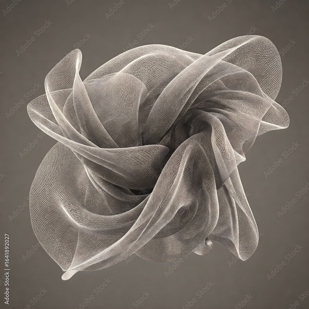 Poster abstract swirling fabric texture art design element for modern elegant backgrounds, textile patterns