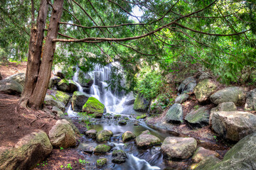 Whispy Water Waterfall at the Minnesota Landscape Arboretum