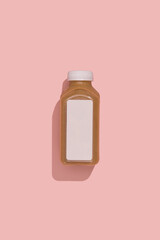 White label bottle for coffee mockup