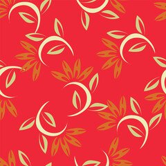 Beautiful ditsy floral pattern with cute abstract flowers Digital Dupatta Design and pattern
