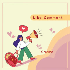 Social media marketing concept for marketing with applications	